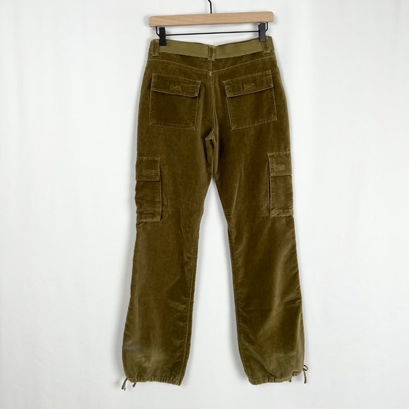 Vintage Olive Green Cargo Joggers - Picture 6 of 8